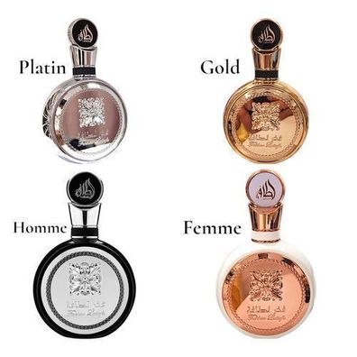 Lattafa Fakhar Femme, Homme, Gold, Platin Eau de Parfum 100ml Auswahl