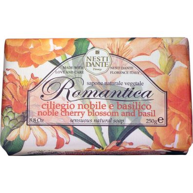 Romantica Noble Kirschblüte und Basilikum Toilettenseife 250g