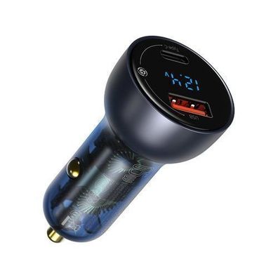 Baseus USB/USB-C Auto-Ladegeraet 65W 5A Schnellladung SCP 4.0+ Power Delivery 3.0
