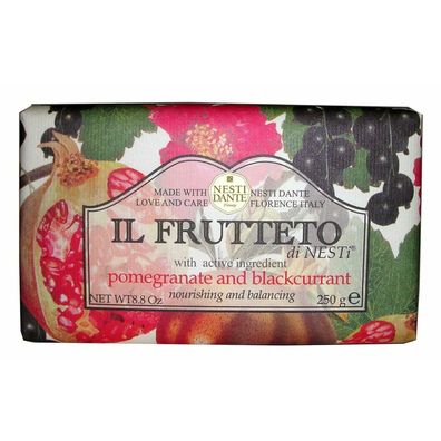 NESTI DANTE Il Frutteto Granatapfel und schwarze Johannisbeere Toilettenseife 250g