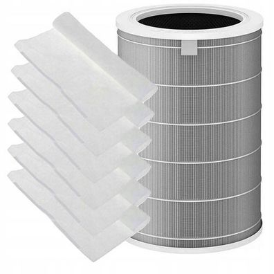 Rosfix Set Luftreiniger Filter HEPA 360° mit RFID | Ersatz für Xiaomi 2–MAX