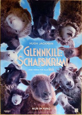 Glennkill: Ein Schafskrimi - Original Kinoplakat A0 - Teasermotiv - Filmposter