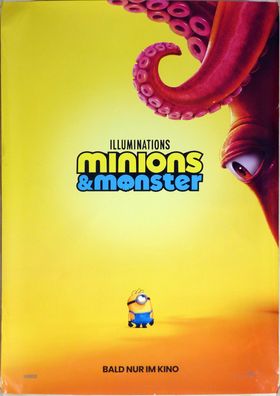Minions & Monster - Original Kinoplakat A1 - Teasermotiv - Filmposter