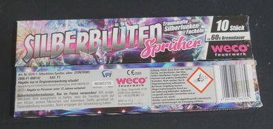 Weco Jugendfeuerwerk Silberblütensprüher