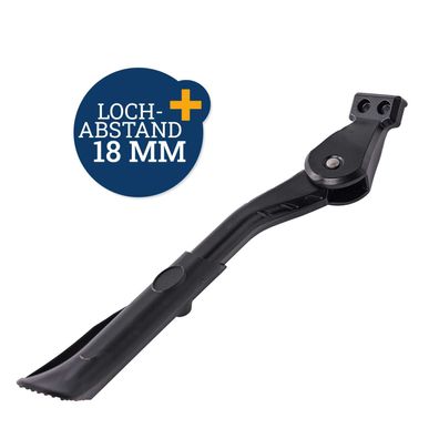Fahrrad Hinterbauständer 22"-28" - Befestigung Kettenstrebe -18mm Lochabstand