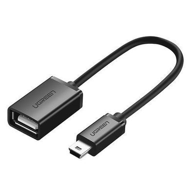 Ugreen OTG Adapter US249 Mini USB-B zu USB-A 10cm, Grau