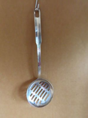 Schaumkelle Schaumlöffel Klosslöffel Metall ca. 36,5 cm lang