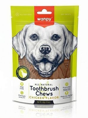 WANPY für Hunde – Zahnpflegebonbons mit Hühnergeschmack, 100 g