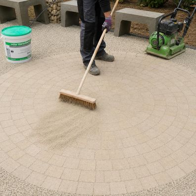 vdw VarioSand 25kg Fugensand für enge Fugen von 2-4mm - Farbe : Natur