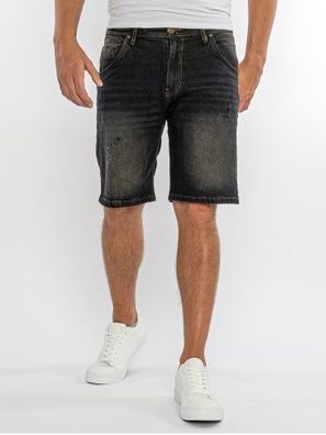 Shorts Herren Jeans Shorts Rock Creek Herren kurze Hose Bermuda Grau H-381 NEU