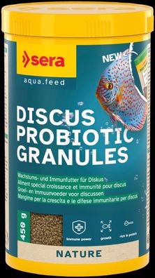 Sera Discus Probiotic Granules 1000ml - Wachstums- + Immunfutter für Diskus