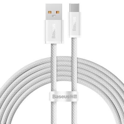 Baseus Dynamic Series USB auf USB-C Kabel 100W, 2m, Weiß (Modell: CALD000702)