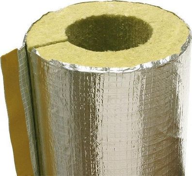 Isolierung für Rauchrohr Abgasrohr Kamin 110-180 mm Alu Rauchrohrisolierung 1m
