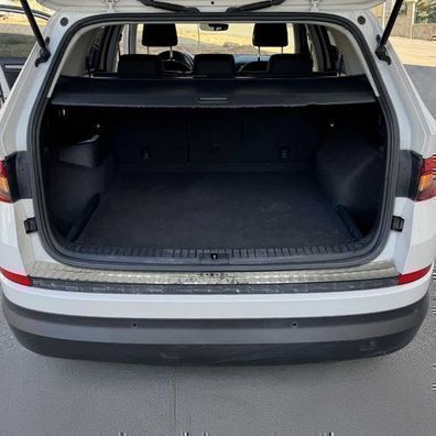 Ladekantenschutz Stoßstangenschutz für Skoda Kodiaq 2017-2025 Edelstahl Silber