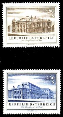 Österreich 1955 Nr 1020-1021 postfrisch X2F4002