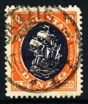 DANZIG 1921 Nr 54 zentrisch gestempelt X4B6416
