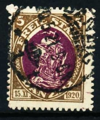DANZIG 1921 Nr 53 gestempelt X4B6436