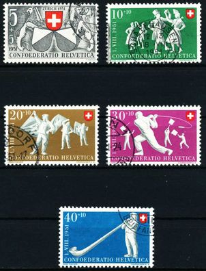 Schweiz PRO PATRIA Nr 555-559 gestempelt X4C9A26