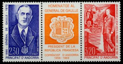 Andorra FRZ.-POST Nr 245-246 postfrisch 3ER STR X732B16