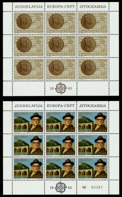 Jugoslawien Nr 1984-1985 postfrisch Kleinbg S0438BA
