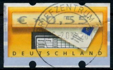 BRD ATM 2002 Nr 5-1-0055 gestempelt X970822