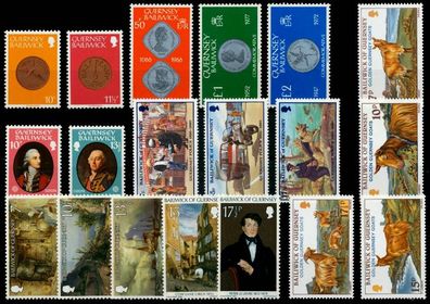Guernsey Nr 199-217 postfrisch Jahrgang X6A633A