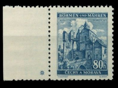 BÖHMEN MÄHREN Nr 40PlSt1L postfrisch X6DCE32