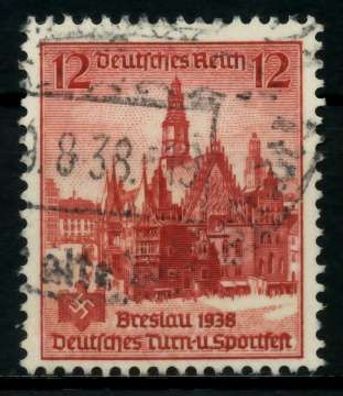 3. REICH 1938 Nr 666 gestempelt X7002C6