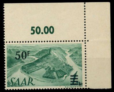 Saarland 1947 Nr 238ZI postfrisch gepr. X7D13A2