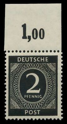 Kontrollrat Ziffern Nr 912a P OR ndgz postfrisch ORA X815FD2