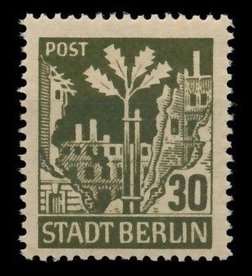 SBZ BERL. Brandenb. Nr 7Abwaz postfrisch gepr. X8192EA