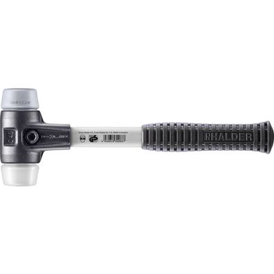 HALDER Simplex Schonhammer Ø 40 mm TPE-mid grau / Superplastik mit verstärktem