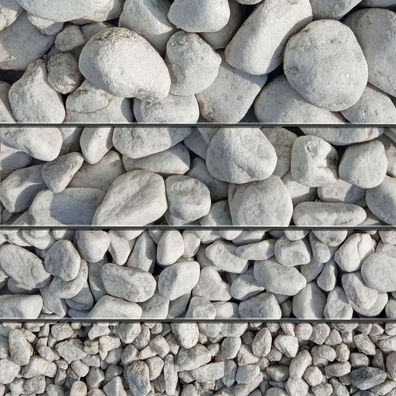 Carrara Marmor weiß, rund - Größe: 40-60mm Marmorsteine