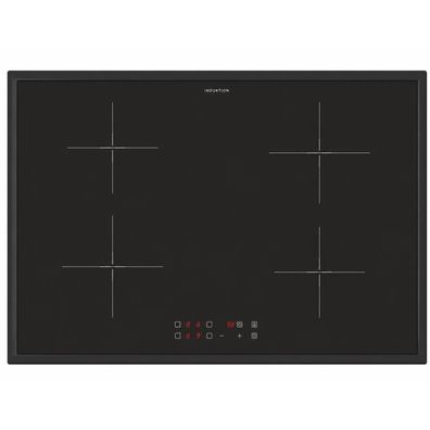 Oranier Induktionskochfeld 80 cm Matt Touch Booster 4 Kochzonen & Rahmen schwarz
