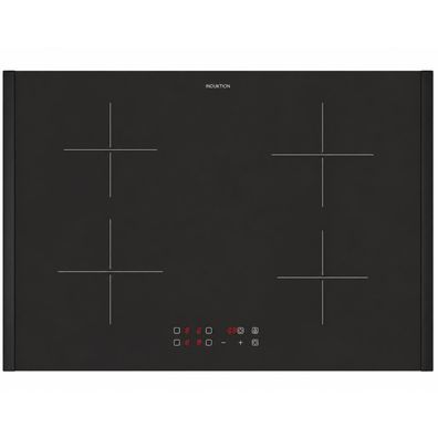 Oranier Induktionskochfeld 80 cm Matt Touch 4-fach Booster Seitenleisten schwarz