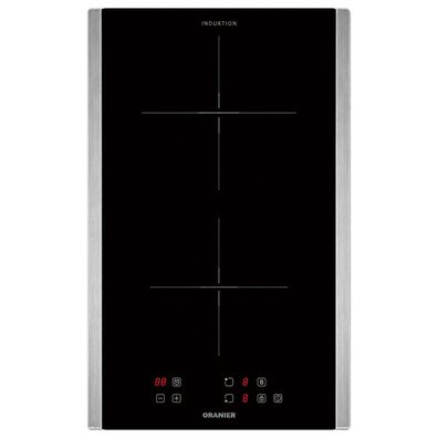 Oranier Induktionskochfeld 30 cm Booster Touch Control & Edelstahl Seitenleisten