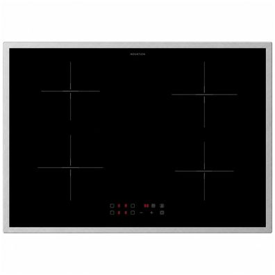 Oranier Induktionskochfeld 80 cm Touch 4-fach Booster 4 Zonen & Edelstahl Rahmen