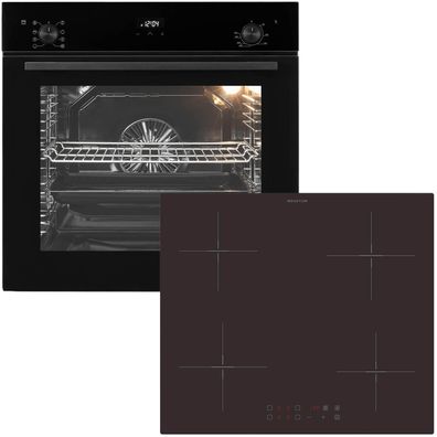 Oranier Einbau Herd Set mit Backofen & 60 cm Induktionskochfeld Glaskeramik Matt