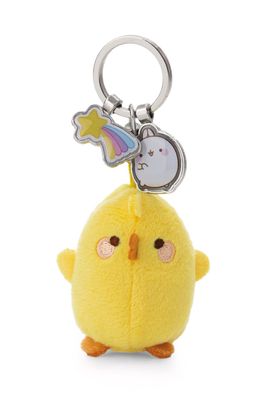 NICI Schlüsselanhänger Piu Piu 6cm - gelb - Treuer-Plüschbegleiter für Rucksack oder