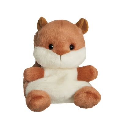 Aurora, 61352, Palm Pals Nibbles Eichhörnchen, 13cm, Plüschtier, Braun & Beige