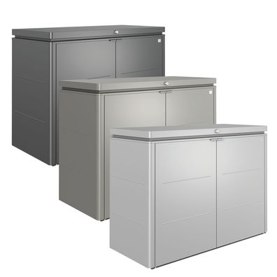 Biohort Highboard Eleganter Gartenschrank aus Metall