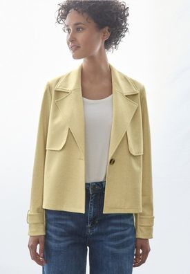 Street One kurzer Velourtrenchcoat