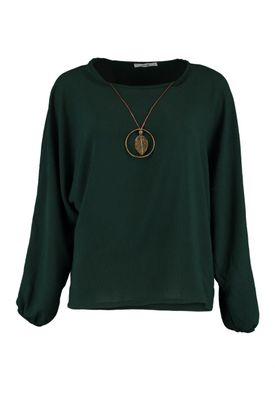 Hailys Bluse mit Kette Oa44na