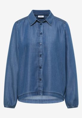 Cecil Lyocellbluse mit Smockdetail