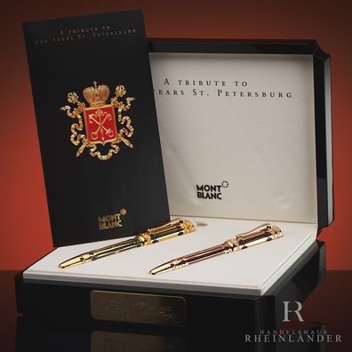 Montblanc Patron of Art 300 Years St. Petersburg 4810 Set Fountain Pens ID 9248