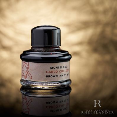 Montblanc Writers Edition 2011 Carlo Collodi Tintenfass 35ml Braun 106926
