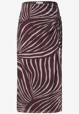 Street One Midi-Rock aus Mesh mit Print