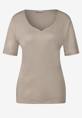 Street One T-shirt mit Herzausschnitt