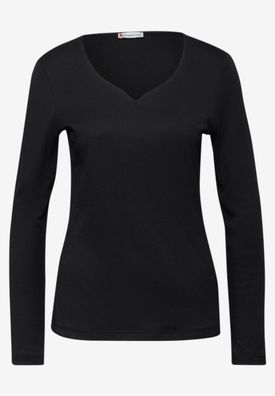 Street One Shirt mit Herzausschnitt