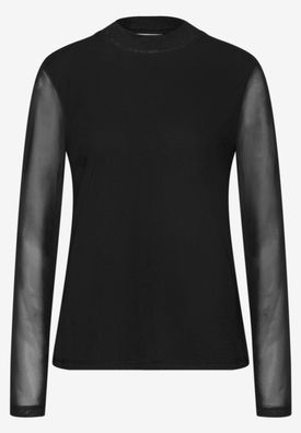 Street One Mesh Turtleneck Shirt